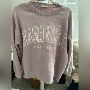 Altar'd State Lavender Nashville Sweatshirt